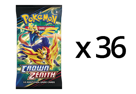 *LIVE* Pokemon TCG Crown Zenith Energy Break (36 packs)